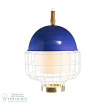 cobalt / ivory / brass