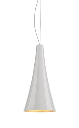 M119/GLOSSYGREY-GOLD Il Paralume Marina подвесной светильник с удлинённым цилиндрическим плафоном серого цвета