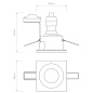 1249018 Minima Square Fixed IP65 Astro lighting встраиваемый светильник матовый белый — фото 1