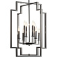 Downtown Deco 32.25" 8 Light  Foyer Chandelier Midnight Chrome подвесной светильник 43966MCH Kichler — фото 2