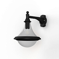 Dallas N° 4; Smoked polycarbonate E27 75W; Dark black