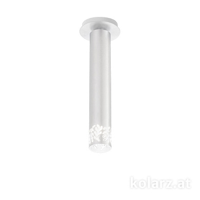 точечный светильник цилиндрический белый матовый