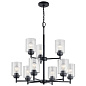 Winslow 9 Light Chandelier Black люстра 44031BK Kichler — фото 1