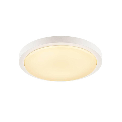 229971 SLV AINOS SENSOR светильник накладной IP44 с датчиком движения и LED 22Вт, 3000К, 1430лм, 120°, белый