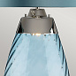 Настольная лампа Lena - Blue Elstead LENA-TL-L-BLUE стекло с голубым оттенком и абажур цвета утиного яйца — фото 2