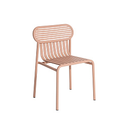 M0740119 La Petite Friture WEEK-END Обеденный стул садовый металлический розовый
