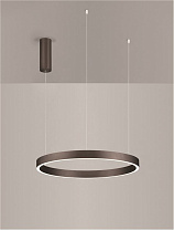 Triac Dimmable Brushed Brown Coffee Aluminium & Acrylic LED 60 Watt 220-240 Volt 2552Lm 3000K IP20 Light Up & Down D: 60 H: 150 cm