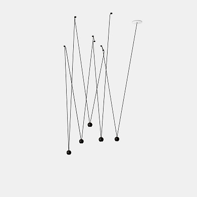 подвесной светильник с множеством белых точечных источников света