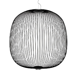 FN2640172ML_20 Foscarini Spokes подвесной светильник с проволочным сферическим корпусом