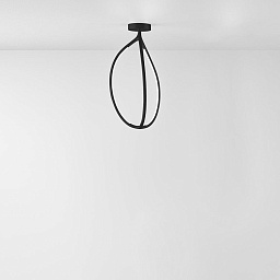 1554030APP Artemide Arrival потолочный светильник с овальной рамой и мягким рассеянным светом