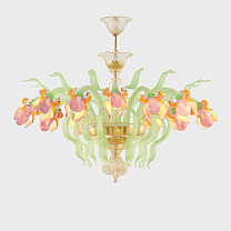 Ceiling Lamp Iris Deluxe Розовый / 12
