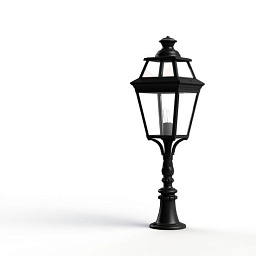 149009000 Roger Pradier Place Des Vosges садовый фонарь чёрного цвета с прозрачным плафоном
