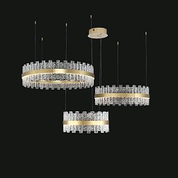 Люстра Zefiro JAGO, Ø80+60+40 см NCS 342/3/80