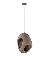 Stone Brown Polyurethane & Resin LED E27 1x12Watt 100-240Volt IP20 Bulb Excluded L:30 W:40 H:250 cm