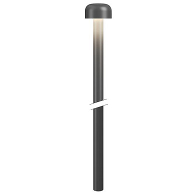 Bellhop Flos Outdoor Садовый столбик круглый серый f-o-0176