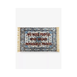 SE18245 Seletti BURNT CARPET ковёр с текстовым рисунком и надписью «Impossible Things»