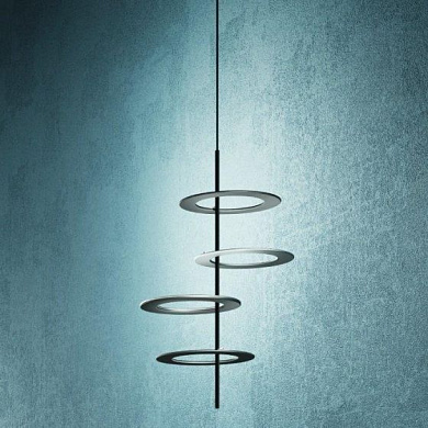 Hula Hoop Icone Одинарный подвес Circle Aluminium, Black i-c-0428