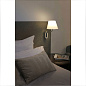 24007 ETERNA Chrome structure wall lamp with left reader бра Faro barcelona — фото 2