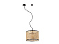 64315-48 MAMBO BLACK PENDANT LAMP E27 ø320*213ø320 RATTAN L подвесной светильник Faro barcelona