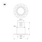 Безрамочный встраиваемый светильник Arlight MS-INVISIO-TRIMLESS-R55 15 Вт IP54 — фото 1