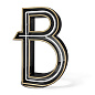 Графический светильник DelightFULL Letter B — фото 8