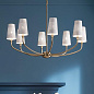 Adeena 36.5" 8 Light Chandelier Brushed Natural Brass люстра 52509BNB Kichler — фото 5