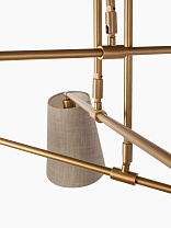 Люстра Heathfield Andromeda Shade — Антикварная латунь