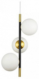 A2224SP-3BK Arte Lamp Alcor подвесной светильник с тремя шаровыми плафонами на металлических штангах