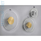 03432BBDHXXXX Elesi luce Air AP M LED настенный светильник с LED и рассеивателем из плексигласа белый — фото 2