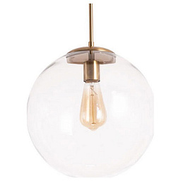 A1930SP-1AB Arte Lamp Volare подвесной светильник с прозрачным шаром на латунной арматуре