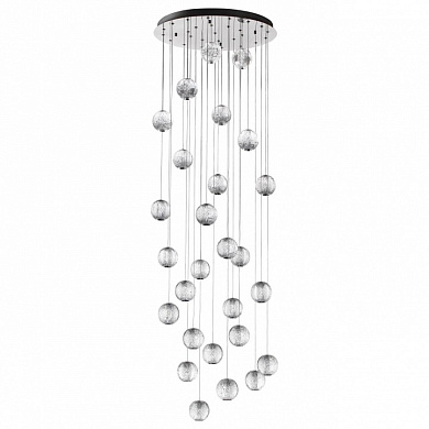 5007/120L Odeon Light Crystal потолочный светильник, 120Вт, 4000K, 6600лм, хром