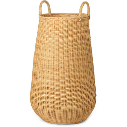 1104263208 Ferm Living Braided плетеная корзина для белья из натурального волокна