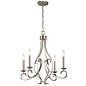 Ania 4 Light Chandelier Brushed Nickel люстра 52239NI Kichler