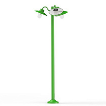 Belcour N° 6; Clear glass E27 60W; Green yellow