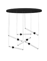 Triac Dimmable Sandy Black Aluminium & Acrylic Black Artificial Ceramic LED 36 Watt 220-240 Volt 2811Lm IP20 3000K L:120 W:43 H:250 cm