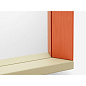 20140723 Colour Frame Vitra Зеркало прямоугольное большое с синей и оранжевой рамкой — фото 1