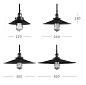 40.028 подвесной светильник Imperiumloft Loft cone pendant