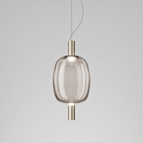 RIFLESSO SUSPENSION 2 ДЫМЧАТЫЙ ПРОЗРАЧНЫЙ МАТОВО-ЗОЛОТОЙ 3 L2310 CE