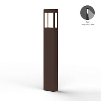 Tetra N° 4; Clear polycarbonate Built-in LED 2700°K warm white ASYM 12W; Old rustic