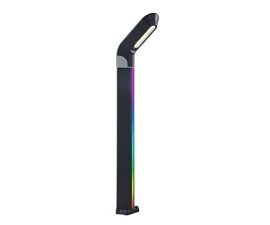 Уличный светильник-столбик Kink Light Линден с RGB-подсветкой 09200-F(220V),16(RGB)