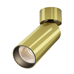 C055CL-L12W3K-W-BS Maytoni Focus потолочный светильник латунного оттенка с направленным потоком света