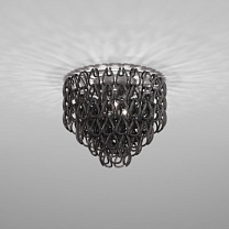 MINIGIOGALI ПОТОЛОЧНЫЙ СВЕТИЛЬНИК 50 ЧЕРНЫЙ ГЛЯНЦЕВЫЙ ХРОМ E27 CE