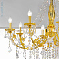 Kolarz PISANI CRYSTAL 1301.88.3.SpT люстра золото 24 карата ø101cm высота 100cm мин. высота 120cm макс. высота 180cm 8 ламп e14 — фото 2