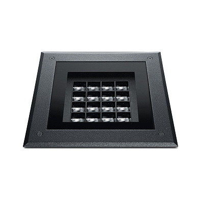 Грунтовый проходной светильник Simes Megazip квадратный Comfort S.8590