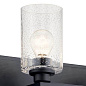 Amity 23 Inch 3 Light Vanity Light with Clear Seeded Glass Black настенный светильник 37489 Kichler — фото 5