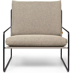 1104265433 Ferm Living Desert кресло с мягким сиденьем и металлическим каркасом