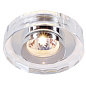 114921 SLV CRYSTAL II светильник встраиваемый MR16 35W, хром/стекло прозрачн. кристаллическое — фото 1