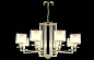 Люстра Crystal Lux NICOLAS SP-PL8 GOLD/WHITE — фото 1