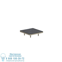 ALURA LOUNGE 80 СТОЛ 80X80X23CM СТОЛЕШНИЦА ИЗ ПЕСКА CERAMIC NERO MARQUINA Royal Botania
