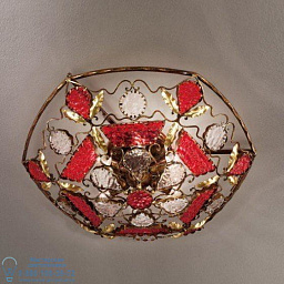 6740/P6 MM lampadari Deco потолочный светильник с круглым плафоном из цветного витражного стекла